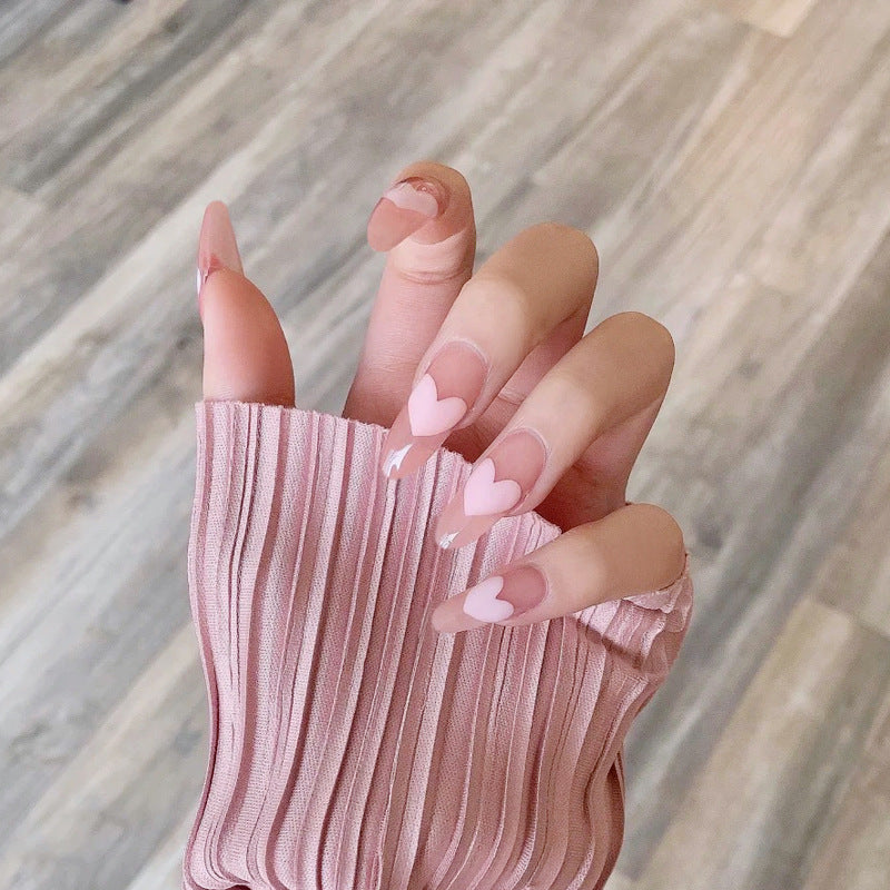 Faux-ongles Coeur