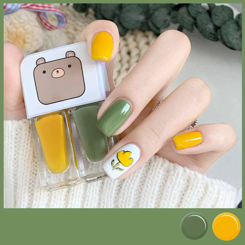 Duo Vernis Jaune & Vert